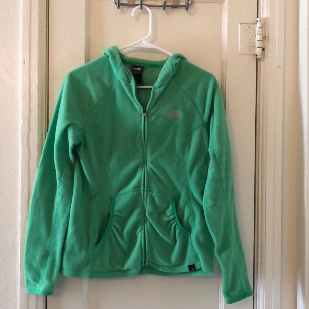 North Face Polartec Fleece Zip-Up Hoodie